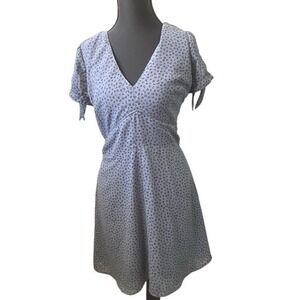Abercrombie & Fitch Blue Babydoll Dress Sz S Y2K Cottagecore Coquette